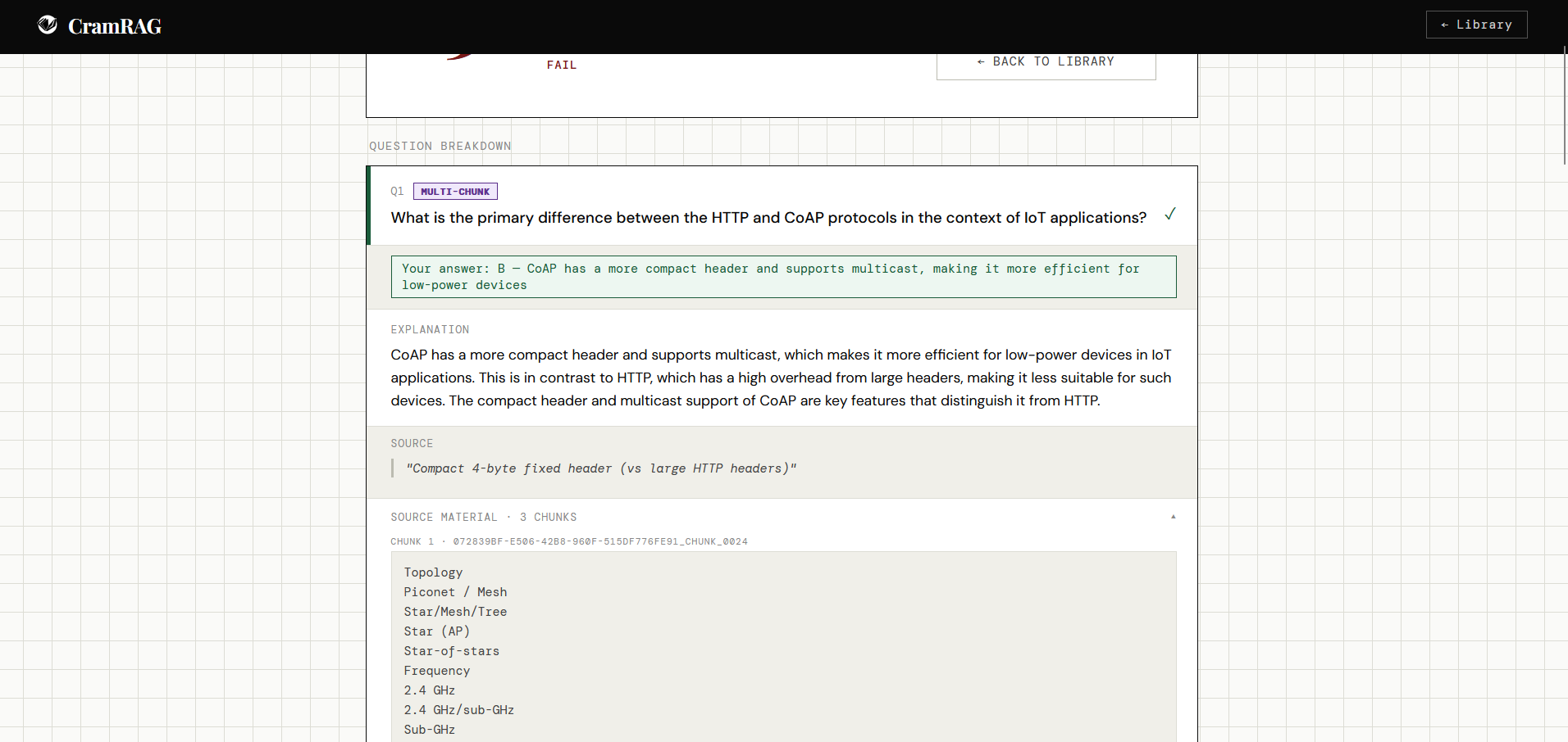 Quiz explanation and source material